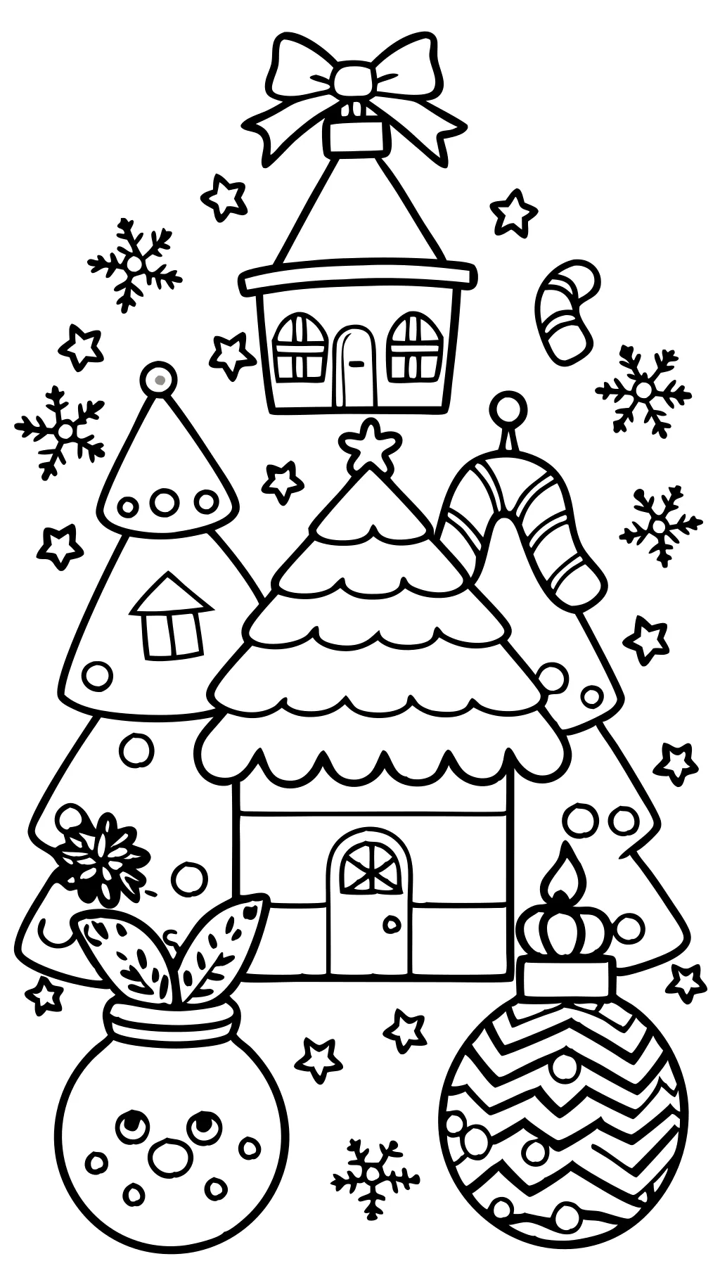 christmas coloring in pages